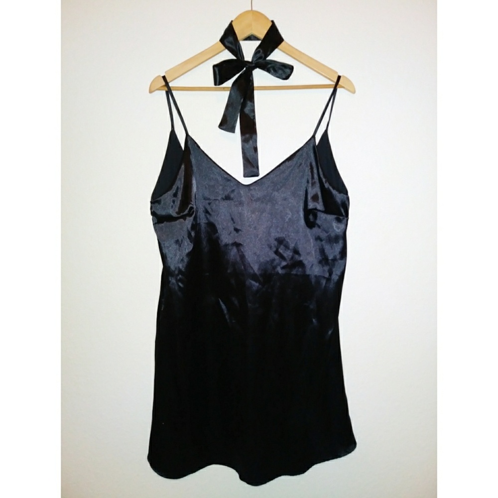 Maru V Neck Slip Style Mini Dress